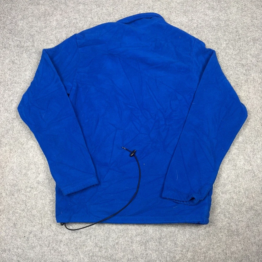 Birdie Springfield Cougars Fleece Pullover Blue Quarter Zip Jacket Mens Medium